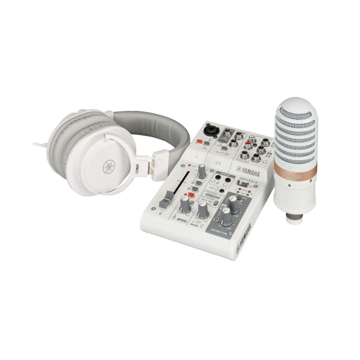 Packs Home Studio - Yamaha - AG03MK2 LSPK (BLANC)