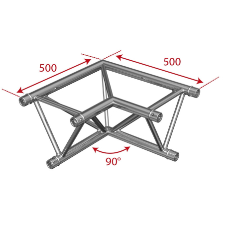 Structures Alu Trio 290 Silver - ConteStage - AG29-021