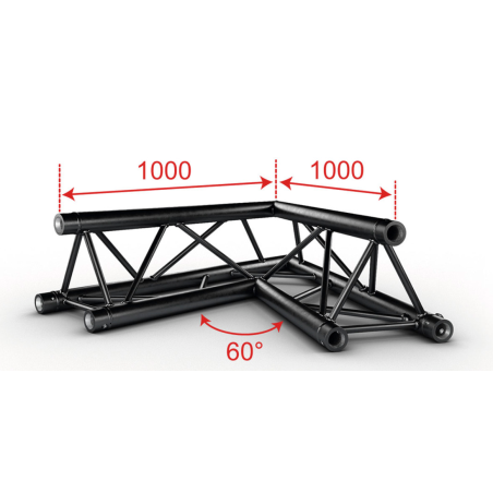 Structures Alu Trio 290 Black - ConteStage - AG29-020 BLK