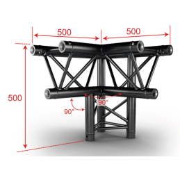 	Structures Alu Trio 290 Black - ConteStage - AG29-035 BLK