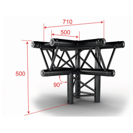 	Structures Alu Trio 290 Black - ConteStage - AG29-042 BLK