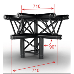 	Structures Alu Trio 290 Black - ConteStage - AG29-053 BLK