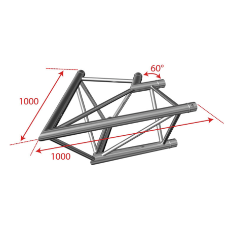 Structures Alu Trio 290 Silver - ConteStage - AG29-020