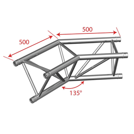 Structures Alu Trio 290 Silver - ConteStage - AG29-023