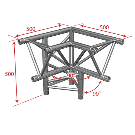 Structures Alu Trio 290 Silver - ConteStage - AG29-033