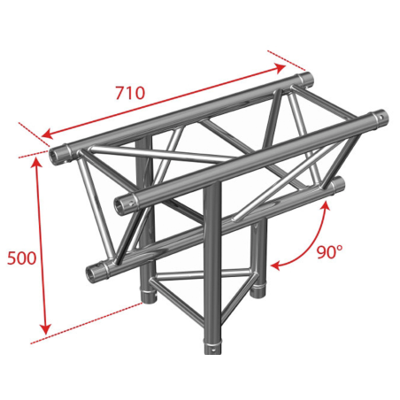 Structures Alu Trio 290 Silver - ConteStage - AG29-035