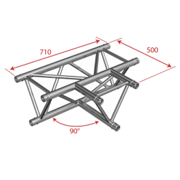 	Structures Alu Trio 290 Silver - ConteStage - AG29-036