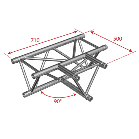 Structures Alu Trio 290 Silver - ConteStage - AG29-036