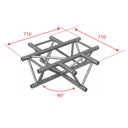 	Structures Alu Trio 290 Silver - ConteStage - AG29-041