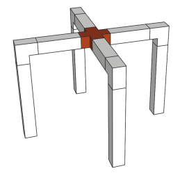 	Structures Alu Trio 290 Silver - ConteStage - AG29-041