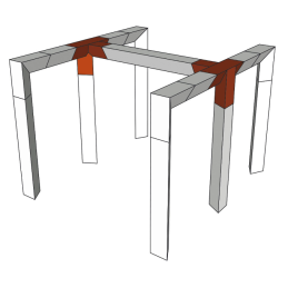 	Structures Alu Trio 290 Silver - ConteStage - AG29-042