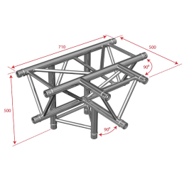 	Structures Alu Trio 290 Silver - ConteStage - AG29-042