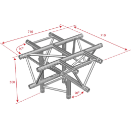 	Structures Alu Trio 290 Silver - ConteStage - AG29-053