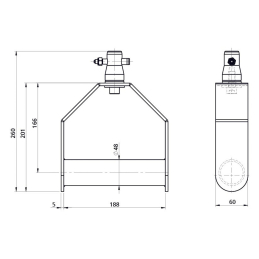 	Structures Alu Tube 50mm Black - ConteStage - UNO-A