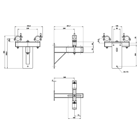 Accessoires Structures Alu - ConteStage - SWALL290