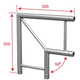 	Structures Alu Echelle 290 Silver - ConteStage - AGDUO29-02