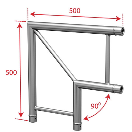 Structures Alu Echelle 290 Silver - ConteStage - AGDUO29-02