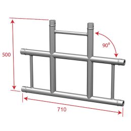 	Structures Alu Echelle 290 Silver - ConteStage - AGDUO29-03