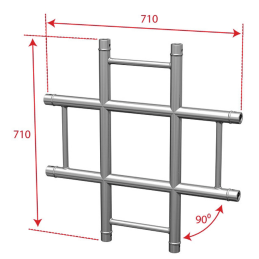 	Structures Alu Echelle 290 Silver - ConteStage - AGDUO29-05