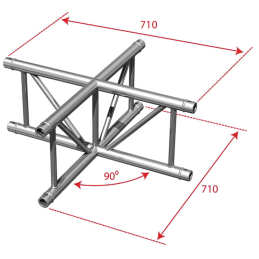 	Structures Alu Echelle 290 Silver - ConteStage - AGDUO29-06