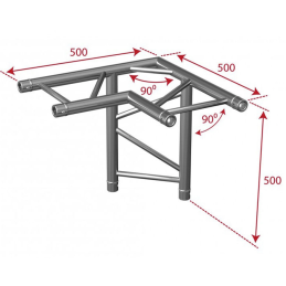 	Structures Alu Echelle 290 Silver - ConteStage - AGDUO29-08