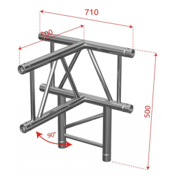 	Structures Alu Echelle 290 Silver - ConteStage - AGDUO29-09