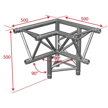 Structures Alu Trio 290 Silver - ConteStage - AG29-034