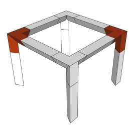 	Structures Alu Trio 290 Silver - ConteStage - AG29-034