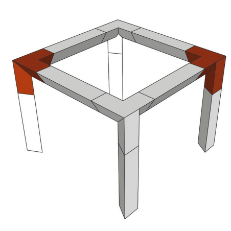 Structures Alu Trio 290 Silver - ConteStage - AG29-034