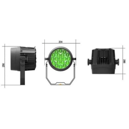 	Projecteurs PAR LED extérieur - Nicols - PAR LED 1910 Z IP