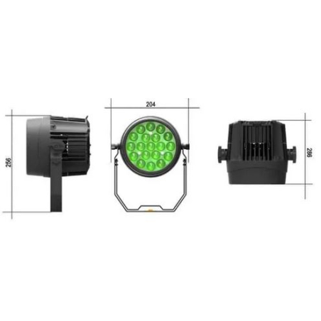 Projecteurs PAR LED extérieur - Nicols - PAR LED 1910 Z IP