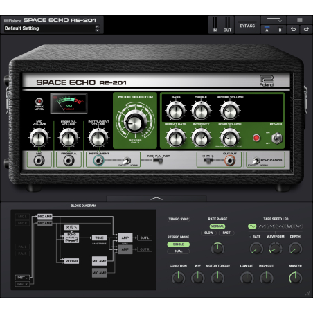 Logiciels instruments virtuels -  - RE-201 SPACE ECHO