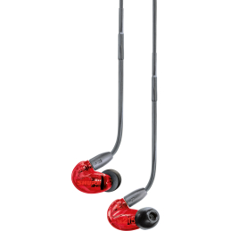 	Casques intra auriculaires - Shure - SE215 (ROUGE)