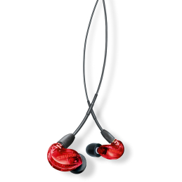 	Casques intra auriculaires - Shure - SE215 (ROUGE)