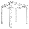 PACK STRUCTURE ALU TRIO DECO 220 GRILL 3x3x2.5m