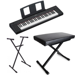 Packs Claviers et Synthé - Yamaha - PACK NP-15 (NOIR) + SK001 +...