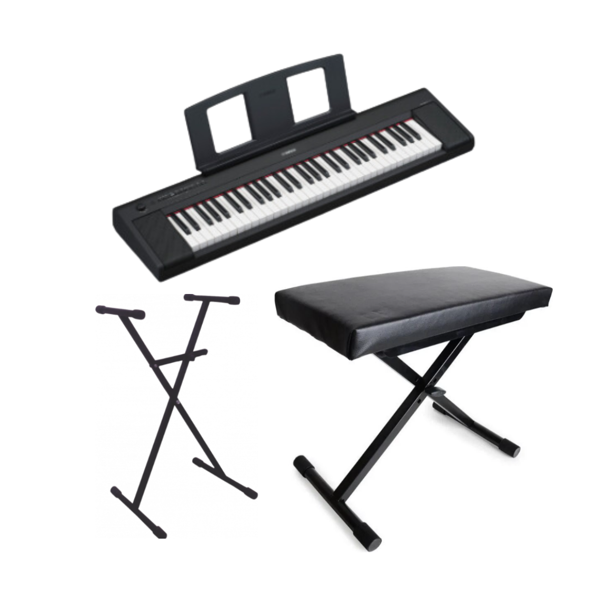 Packs Claviers et Synthé - Yamaha - PACK NP-15 (NOIR) + SK001 +...