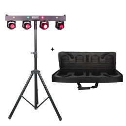 	Jeux de lumière LED - Power Lighting - Pack ZANZI-BAR FX3 + pied...