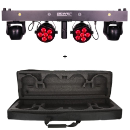 	Jeux de lumière LED - Power Lighting - Pack ZANZI-BAR FX2 + pied...