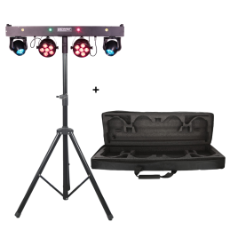 	Jeux de lumière LED - Power Lighting - Pack ZANZI-BAR FX2 + pied...