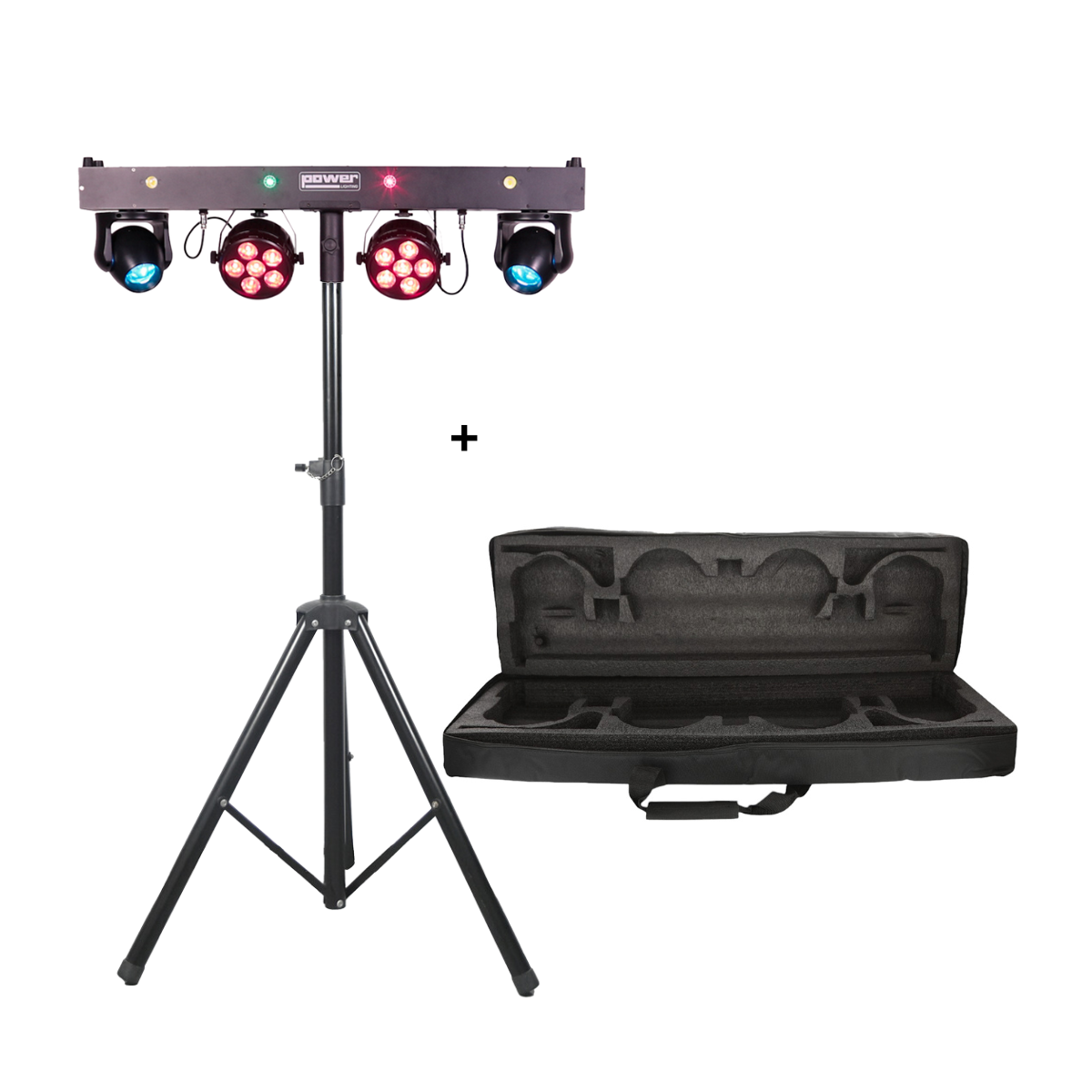 Jeux de lumière LED - Power Lighting - Pack ZANZI-BAR FX2 + pied...