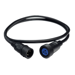 	Câbles DMX éclairage XLR 3 points - Algam Lighting - DMX-IP65-HEX