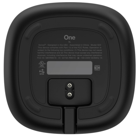 Enceintes connectées - Sonos - One SL (noir)