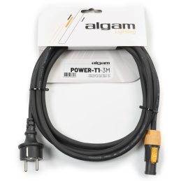 Câbles alimentation powercon - Algam Lighting - POWER-T1-3M