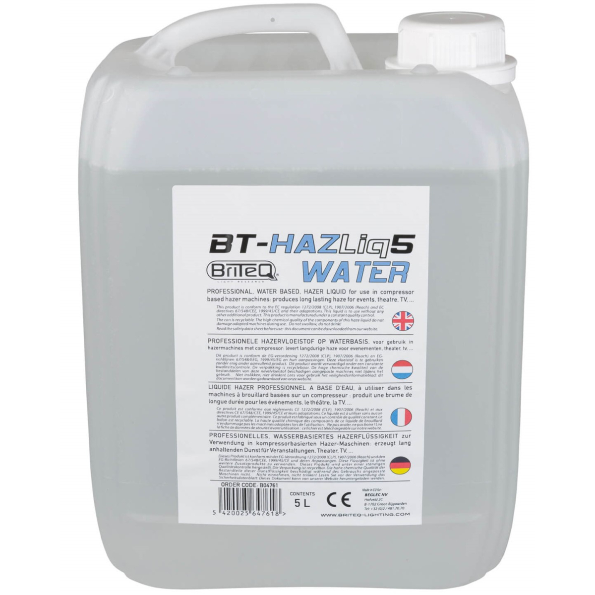 Liquide brouillard - BriteQ - BT-HAZLIQ5 WATER