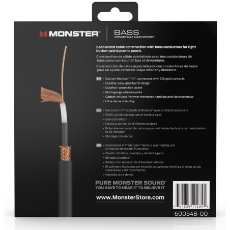 Câbles JACK / JACK - Monster Cable - PROLINK MONSTER BASS...