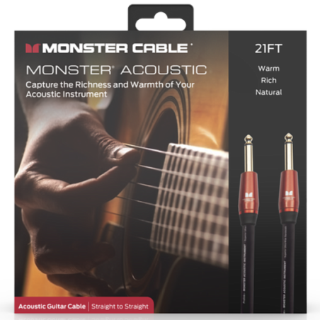 Câbles JACK / JACK - Monster Cable - PROLINK ACOUSTIC INSTRUMENT...