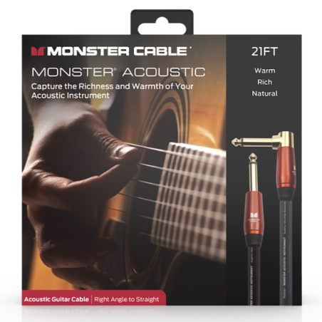 Câbles JACK / JACK - Monster Cable - PROLINK ACOUSTIC INSTRUMENT...