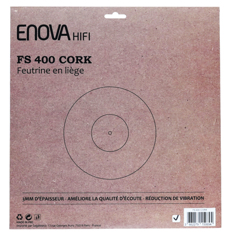 Feutrines platines vinyles hifi - Enova Hifi - FS 400 CORK