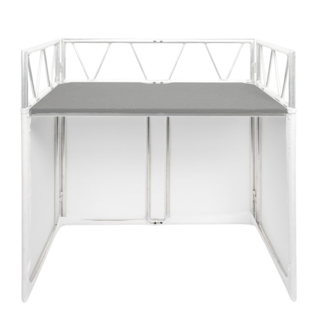 Stands DJ de scène - Headliner - Indio Booth Scrim (WHITE)